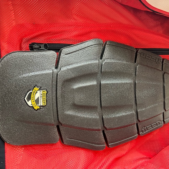 ICON Performance Jacket White Red - Picture 4 of 6